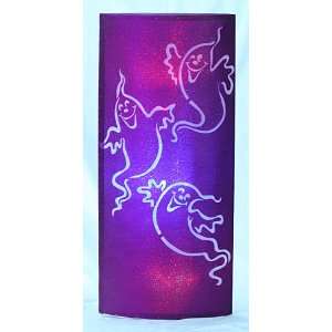    18 Inch Purple Color Changing Ghost Lantern