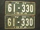 Extremely Rare 1914 Manchester NH Garbage Truck Enamel License Plate 
