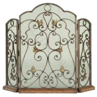 Cast Stone Scroll Fireplace Screen  Your Dreams Just Came True