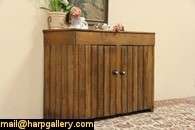 Country Pine Wainscoting Primitive Dry Sink  