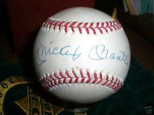 Mickey Mantle Upper Deck Autographed Baseball  