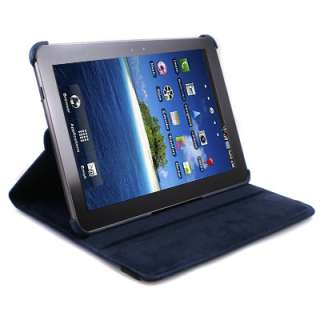 360 Rotating Leather Deep Blue Case Cover Stand for Samsung Galaxy Tab 