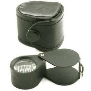  10X Black Eye Loupe Jewelers Folding Magnifier 21mm