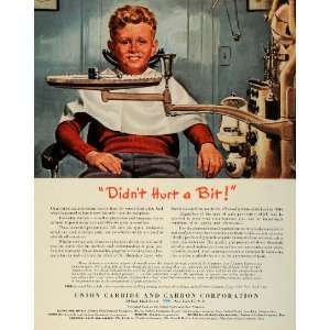   Dentist Child Patient Office Anesthetics Analgesic   Original Print Ad