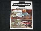 Vintage 1976 Chevrolet BLAZER Showroom Sales Brochure  