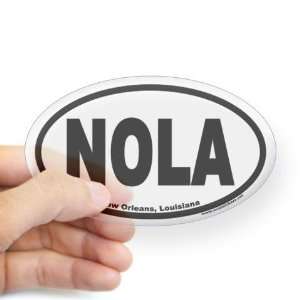  Orleans, Louisiana NOLA New orleans Oval Sticker by  Arts 