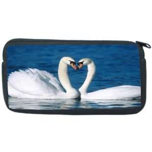  Swans in Love Design Neoprene Pencil Case   pencilcase 