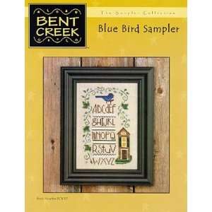  Blue Bird Sampler   Cross Stitch Pattern Arts, Crafts 