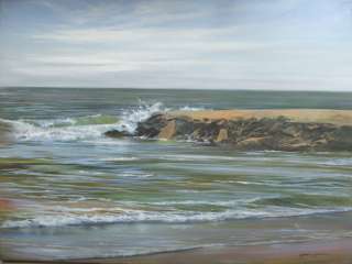 LG Canvas Edisto WAVES Seascape Original OIL Painting  