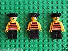 LEGO vtg Pirate LOT Red Black Sailor Patch Triangle Hat Minifig 