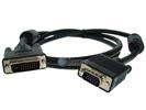 VGA SVGA Male to DVI D Male M/M 1.5m 5 Feet Video Cable  