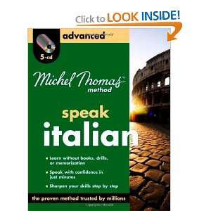  Michel Thomas Method Italian Advanced, 5 CD Program (Michel Thomas 