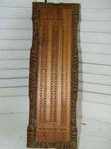 Vintage Pacific Game Company Co Cribbage Board Case Ornate 5861  