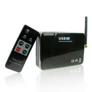 Wireless USB 2.0 Camera Receiver, PC Recording Software  