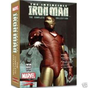 Iron Man complete collection Marvel DVD ROM NEW  