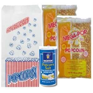   Pop Popcorn, Dura Porcorn Bags, Morton Popcorn Salt All In One Kit