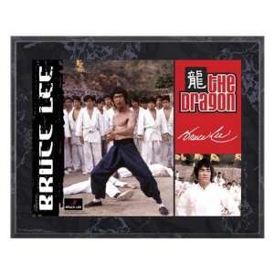  Bruce Lee   The Dragon   Sublimated 10x13 Plaque Sports 