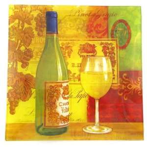  Prima Donna Designs White Wine Tasting Square Glass 