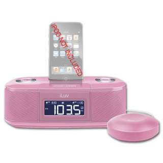   iMM153 (Pink) Dual Alarm Clock with Bed Shaker for your iPod  