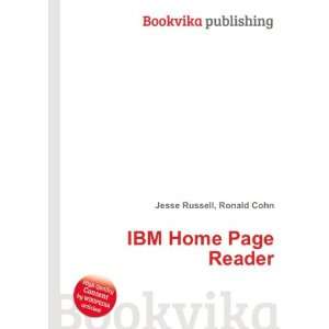  IBM Home Page Reader Ronald Cohn Jesse Russell Books