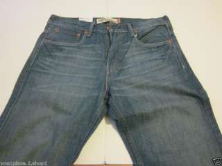 Levis Mens Loose Straight 569 Blue Jeans 5 Sizes Av.  