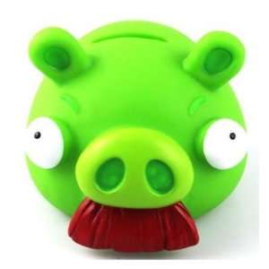 Cute Angry Birds Piggy Bank Money Jar Coin Box S4   Green 