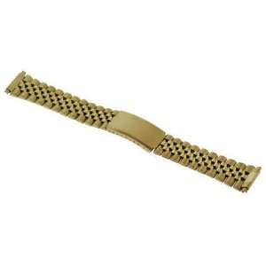  New Mens Adjustable Jubilee Style Gold Watch Bracelet 