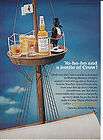   Print Ad 1966 OLD CROW BOURBON YO HO HO AND A BOTTLE OF CROW Ship Mast
