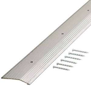   Building Products 78006 Fluted 7/8 Inch by 36 Inch Carpet Trim, Silver