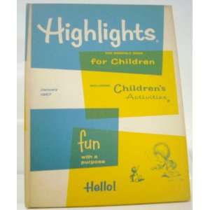  Highlights For Children The Monthly Book January 1967 