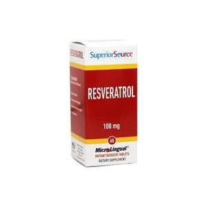  Resveratrol 100 mg Microlingual Instant Dissolve Tablets 