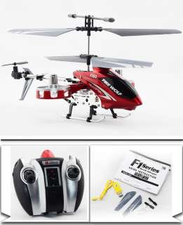 Red 4CH 4 Channel F103 Mini Gyro AVATAR RC Metal Metal Helicopter 