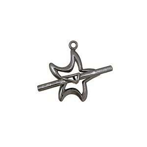   Star Toggle Clasp 24x20mm, 29mm bar Findings Arts, Crafts & Sewing