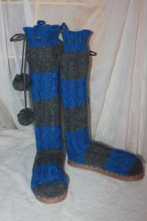 VICTORIAS SECRET Mukluk Knee High Sock Boots Sz 7/8  