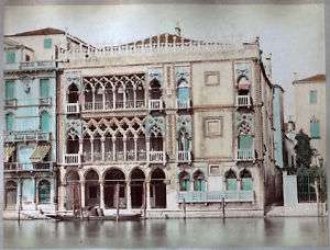 Oversized VINT.1870s albumen ITALY Venice*C.NAYA  