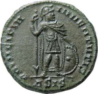 Crispus AE18 mm Authentic Ancient Roman Coin  