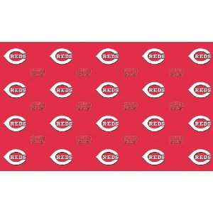  2 packages of MLB Gift Wrap   Reds