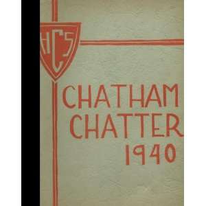 Reprint) 1940 Yearbook Chatham High School, Chatham, New Jersey 