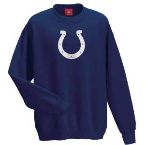 Indianapolis Colts Blue Tek Patch Crewneck Sweatshirt  