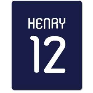  Henry France French football car bumper sticker 4 x 5 