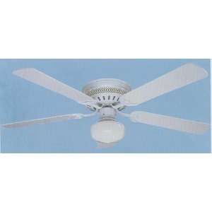  Hugger Contractor White Ceiling Fan With Lights
