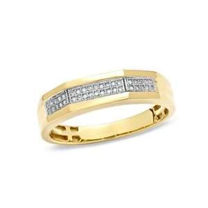   10K Gold   Size 10.5 Mens 1/10 CT. T.W. MENS DIAMOND RINGS Jewelry