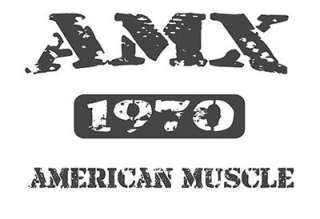 1968 69 70 AMC AMX American Muscle Car Tshirt NEW  