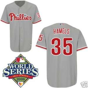  Phillies World Series Jersey   Cole Hamels #35 Authentic 