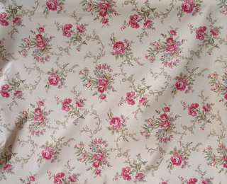 Tina Floral Vintage Reproduction Fabric~Barkcloth era  