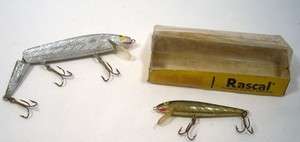 Vintage Fishing Lures Tackle South Bend Rascal Minnow  