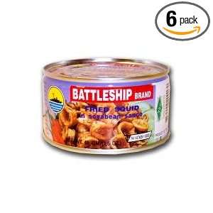 Battleship Fried Squid 45g (Pack of 6)  Grocery & Gourmet 