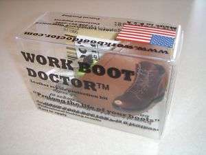 Work Boot Doctor Leather Toe Repair/Protection Caps Kit  