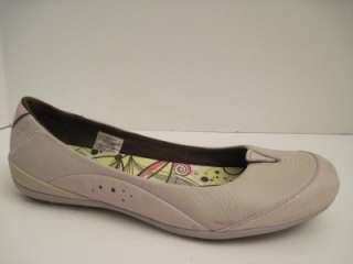 Merrell Pointe Taupe Leather Loafers Ballet Flats sz 8.5  