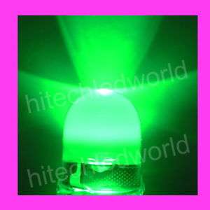 5p High Power 1W 10mm Green LED Lamp Light 400,000mcd  